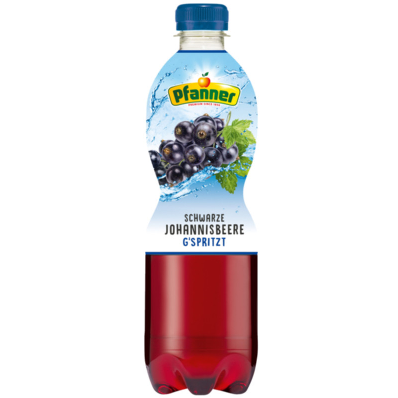 Pfanner Johannisbeere gespritzt 0,5 l Einwegpfand